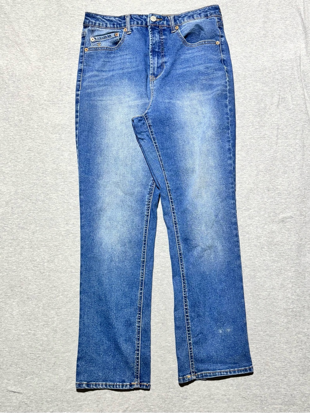 Frye Women's Medium Blue Straight-Leg Jeans